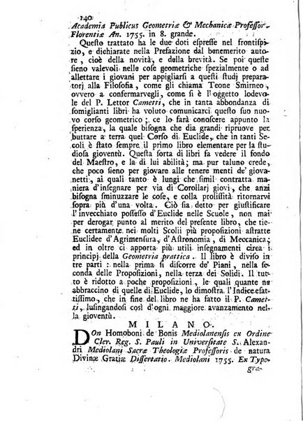 Novelle della Repubblica delle lettere dell'anno ..., pubblicate sotto gli auspizj di sua eccellenza ...