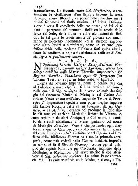 Novelle della Repubblica delle lettere dell'anno ..., pubblicate sotto gli auspizj di sua eccellenza ...