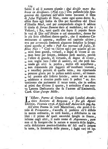 Novelle della Repubblica delle lettere dell'anno ..., pubblicate sotto gli auspizj di sua eccellenza ...