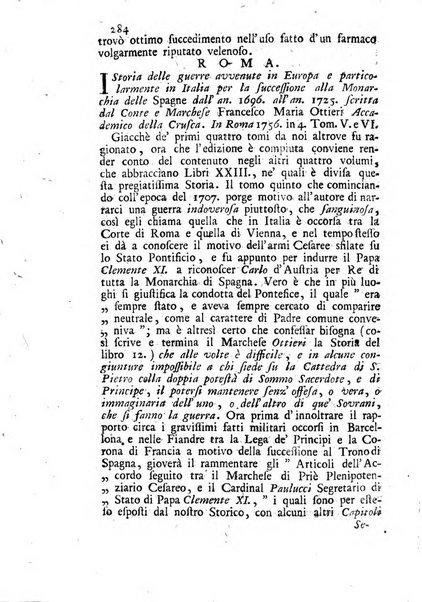 Novelle della Repubblica delle lettere dell'anno ..., pubblicate sotto gli auspizj di sua eccellenza ...