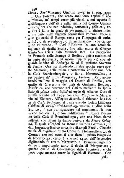 Novelle della Repubblica delle lettere dell'anno ..., pubblicate sotto gli auspizj di sua eccellenza ...