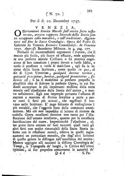 Novelle della Repubblica delle lettere dell'anno ..., pubblicate sotto gli auspizj di sua eccellenza ...