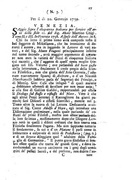 Novelle della Repubblica delle lettere dell'anno ..., pubblicate sotto gli auspizj di sua eccellenza ...