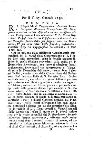 Novelle della Repubblica delle lettere dell'anno ..., pubblicate sotto gli auspizj di sua eccellenza ...