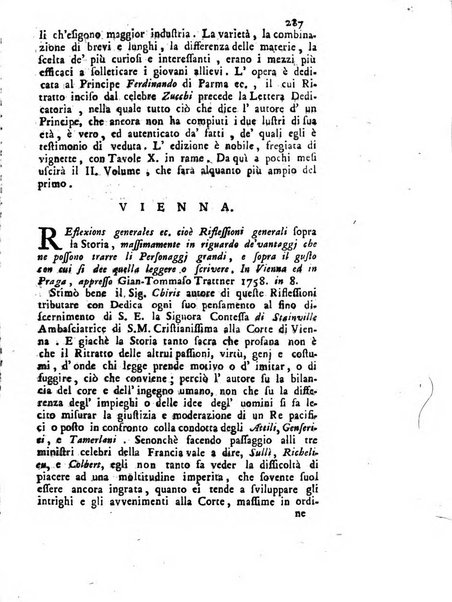 Novelle della Repubblica delle lettere dell'anno ..., pubblicate sotto gli auspizj di sua eccellenza ...