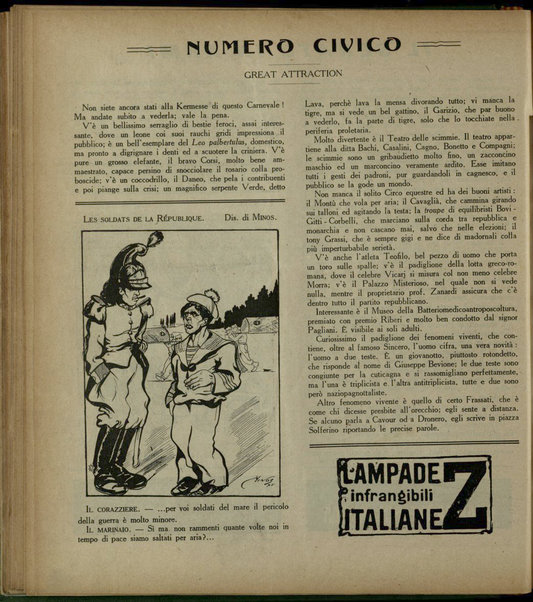 Numero : settimanale umoristico illustrato