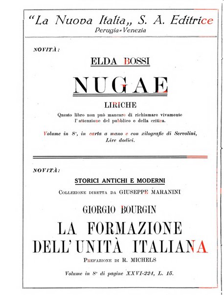 La nuova Italia rassegna critica mensile della cultura italiana e straniera