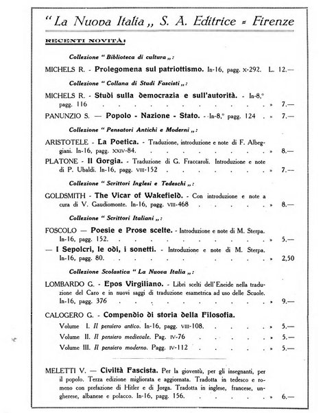 La nuova Italia rassegna critica mensile della cultura italiana e straniera