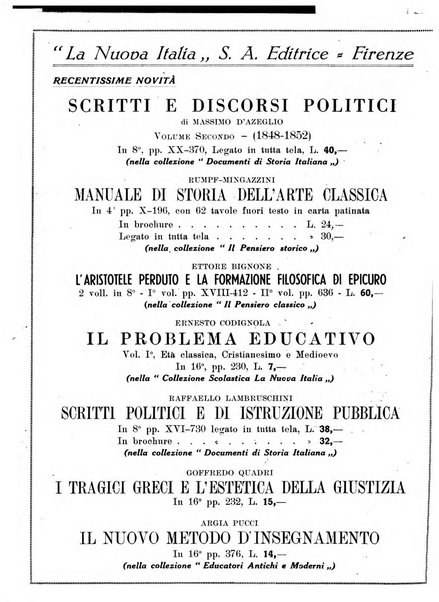 La nuova Italia rassegna critica mensile della cultura italiana e straniera