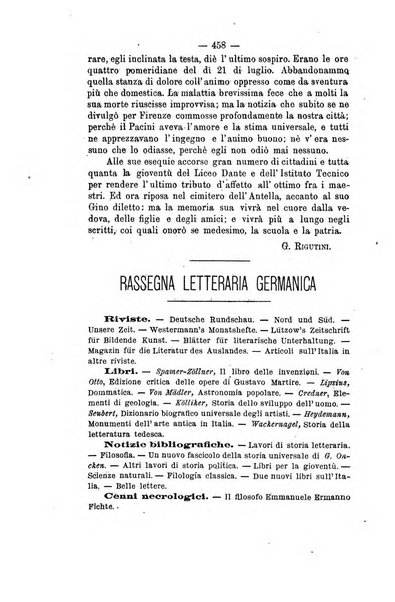 La nuova rivista internazionale periodico di lettere, scienze ed arti