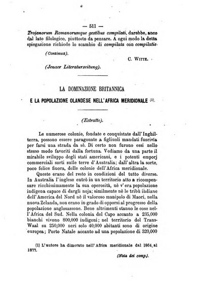 La nuova rivista internazionale periodico di lettere, scienze ed arti