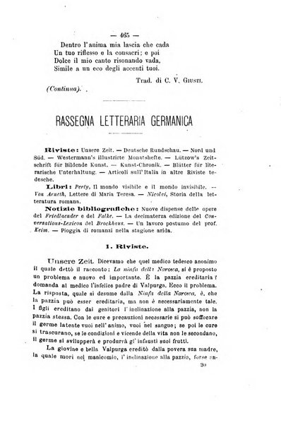 La nuova rivista internazionale periodico di lettere, scienze ed arti