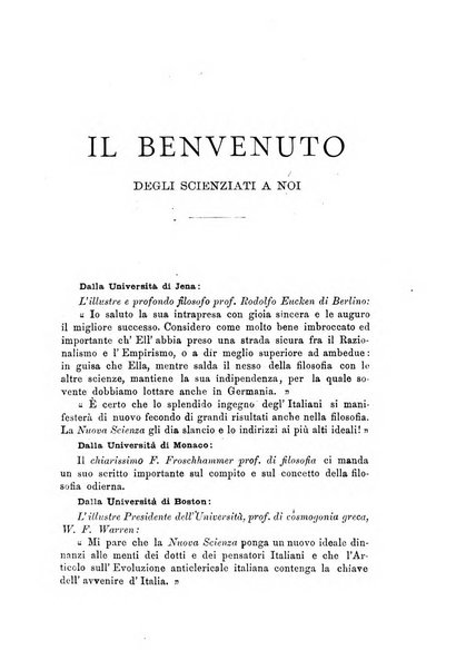 La nuova scienza rivista dell'istruzione superiore