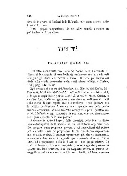 La nuova scienza rivista dell'istruzione superiore