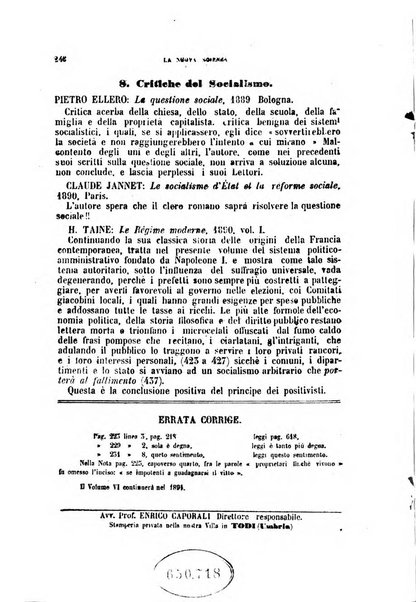 La nuova scienza rivista dell'istruzione superiore