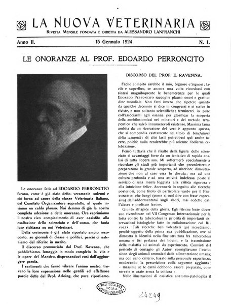 La nuova veterinaria rivista mensile fondata e diretta da Alessandro Lanfranchi