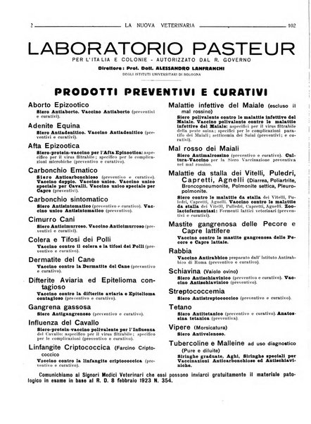 La nuova veterinaria rivista mensile fondata e diretta da Alessandro Lanfranchi