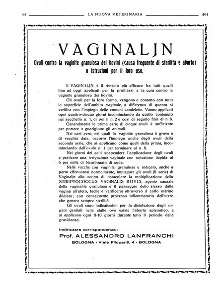 La nuova veterinaria rivista mensile fondata e diretta da Alessandro Lanfranchi