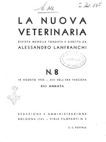 La nuova veterinaria rivista mensile fondata e diretta da Alessandro Lanfranchi