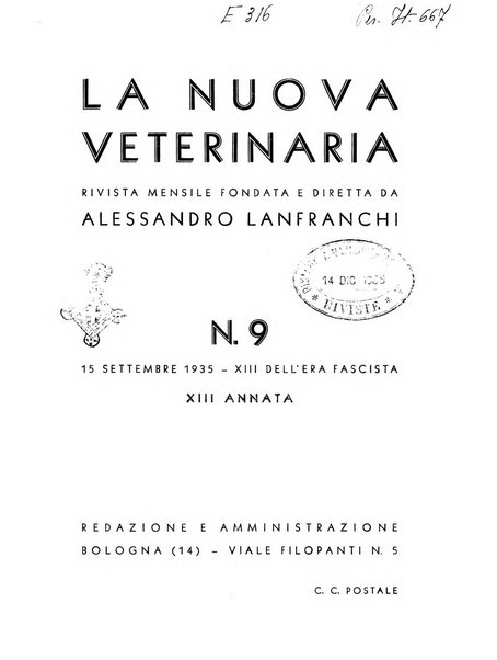 La nuova veterinaria rivista mensile fondata e diretta da Alessandro Lanfranchi