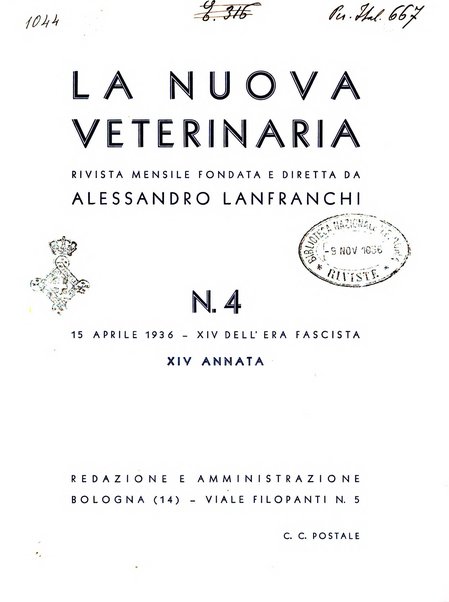 La nuova veterinaria rivista mensile fondata e diretta da Alessandro Lanfranchi