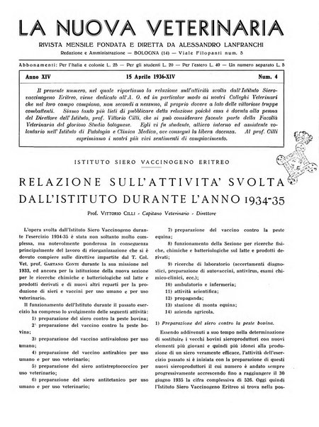 La nuova veterinaria rivista mensile fondata e diretta da Alessandro Lanfranchi