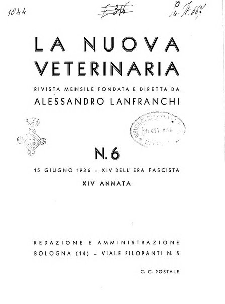 La nuova veterinaria rivista mensile fondata e diretta da Alessandro Lanfranchi