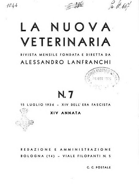 La nuova veterinaria rivista mensile fondata e diretta da Alessandro Lanfranchi