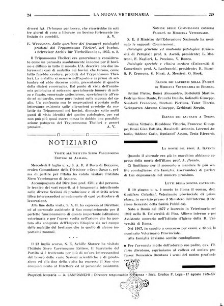 La nuova veterinaria rivista mensile fondata e diretta da Alessandro Lanfranchi