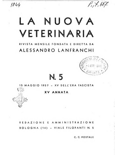 La nuova veterinaria rivista mensile fondata e diretta da Alessandro Lanfranchi