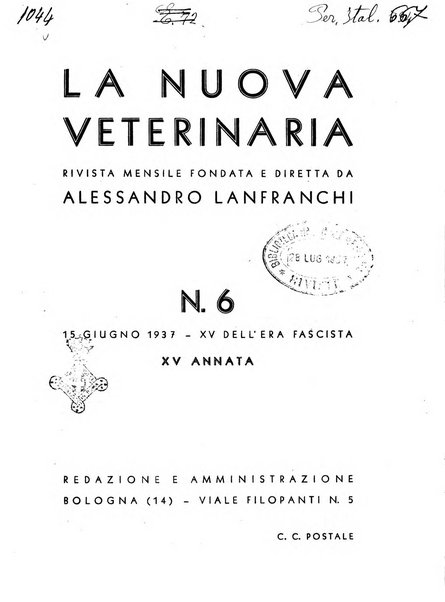 La nuova veterinaria rivista mensile fondata e diretta da Alessandro Lanfranchi