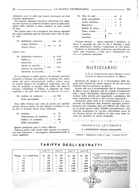 La nuova veterinaria rivista mensile fondata e diretta da Alessandro Lanfranchi