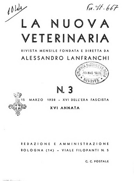 La nuova veterinaria rivista mensile fondata e diretta da Alessandro Lanfranchi