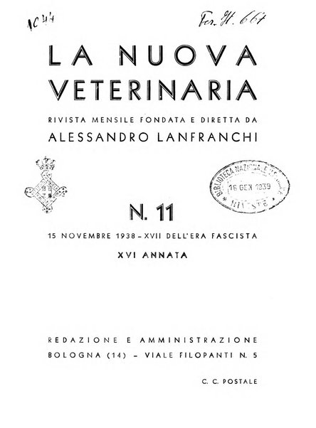 La nuova veterinaria rivista mensile fondata e diretta da Alessandro Lanfranchi