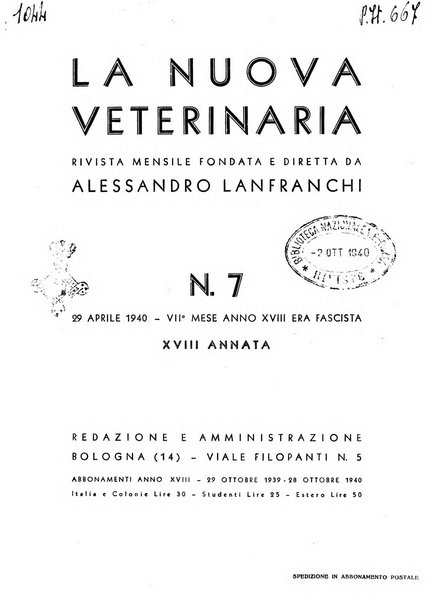 La nuova veterinaria rivista mensile fondata e diretta da Alessandro Lanfranchi