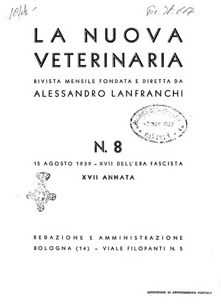 La nuova veterinaria rivista mensile fondata e diretta da Alessandro Lanfranchi