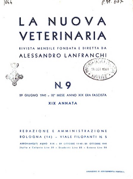 La nuova veterinaria rivista mensile fondata e diretta da Alessandro Lanfranchi