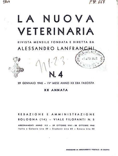 La nuova veterinaria rivista mensile fondata e diretta da Alessandro Lanfranchi