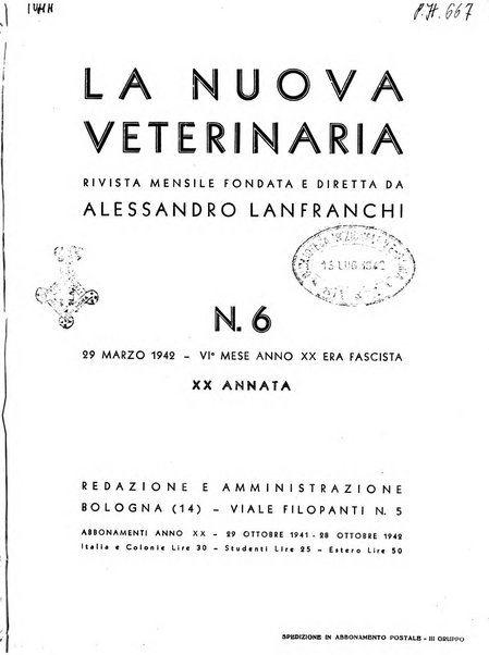 La nuova veterinaria rivista mensile fondata e diretta da Alessandro Lanfranchi