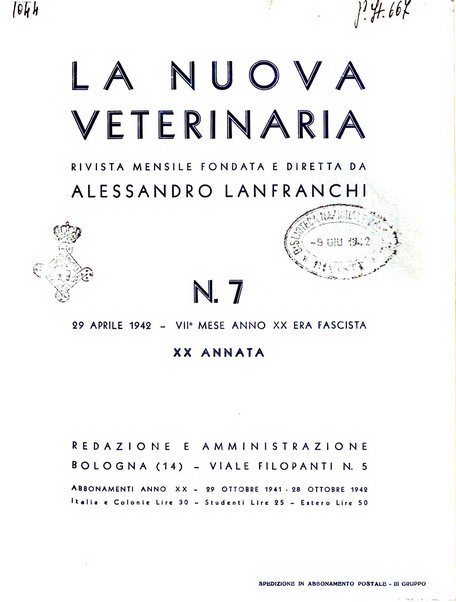 La nuova veterinaria rivista mensile fondata e diretta da Alessandro Lanfranchi