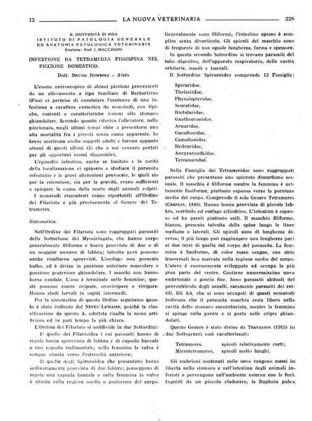 La nuova veterinaria rivista mensile fondata e diretta da Alessandro Lanfranchi