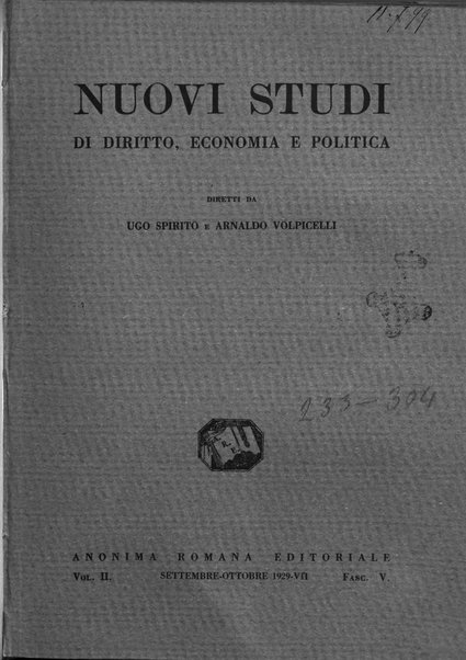 Nuovi studi di diritto, economia e politica