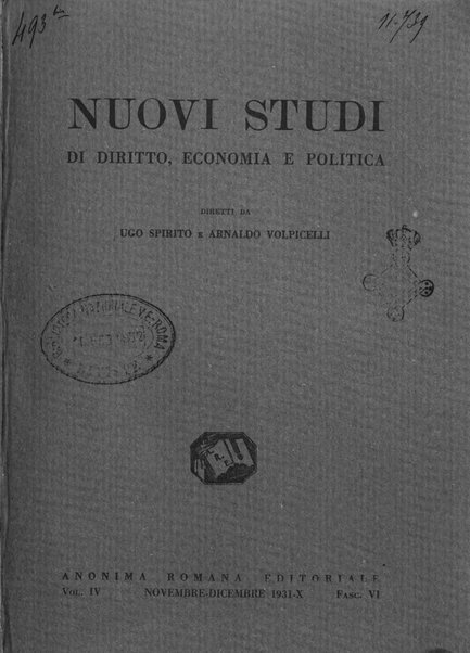 Nuovi studi di diritto, economia e politica