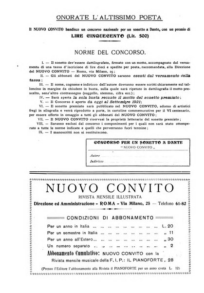 Nuovo convito rivista mensile illustrata