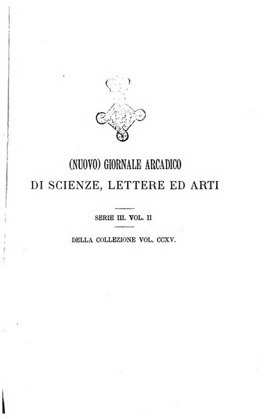 Nuovo giornale arcadico di scienze, lettere ed arti