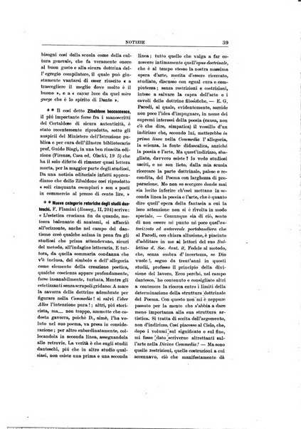 Il nuovo giornale dantesco