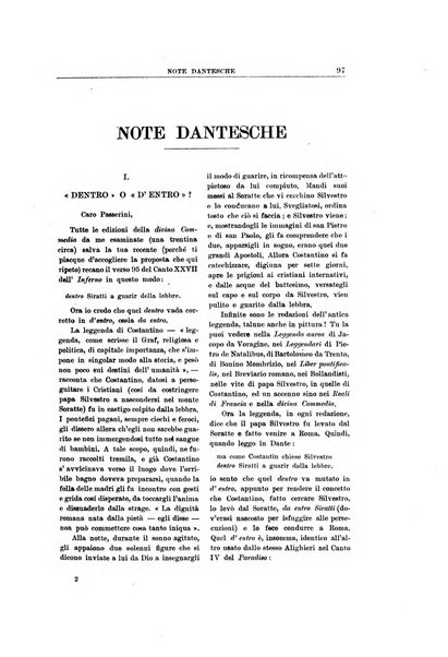 Il nuovo giornale dantesco