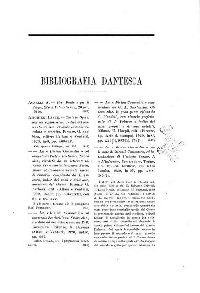 Il nuovo giornale dantesco