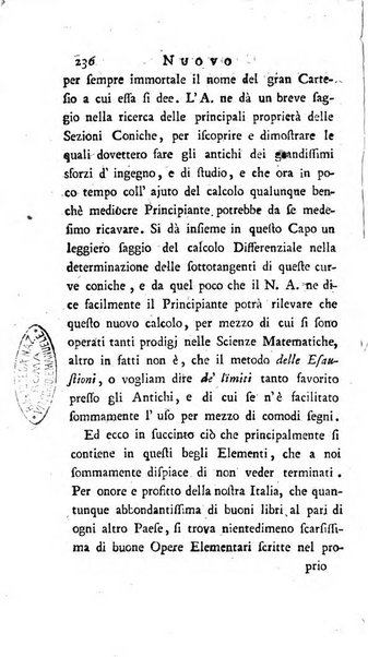 Nuovo giornale de'letterati d'Italia