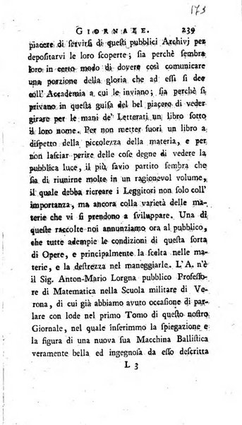 Nuovo giornale de'letterati d'Italia